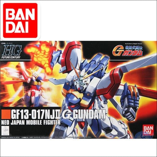 Gundam BANDAI Model HG 1/144 GF13-017NJ II G GUNDAM Mobile Suit Kids Toys