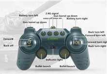 2.4G Update 1:18 Remote Control Rc Battle Tank 50cm Big Size 100m Remote Control Distance Rc Tank Launch Bullets high simulation