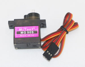 10pcs/lot Mitoot MG90S Metal gear Digital 9g Servo SG90 For Rc Helicopter pPlane Boat Car MG90 9G