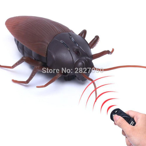 Simulation RC Animal Funny Tricks toy Infrared RC Remote Control Scary Creepy Insect Cockroach toys for children new years gift