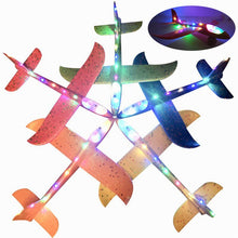 48cm Airplane Foam Toys Light Flying Mini Foam Throwing Glider Inertia DIY Aircraft Toy Hand Launch Airplane Model Toys