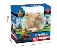 2017 new novel Bear haunt electric rc Scooter Balance car toy model slide rotate clasic film theme remote control toy