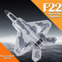 F22 2.4GHz EPP RC Fighter Control Glider Ruggedness Inertial Foam Airplan Toy Aircraft Model Outdoor Education Toys