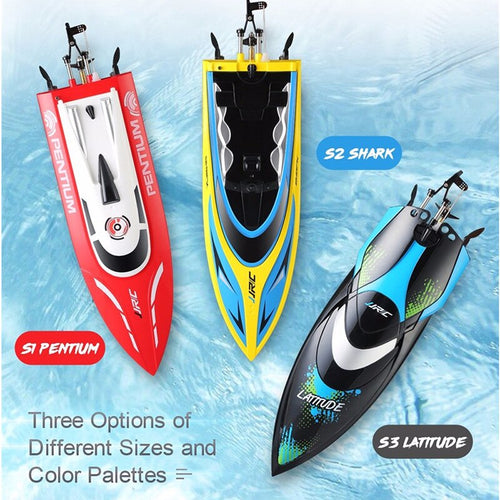 JJRC S1 S2 S3 Waterproof Turnover Reset Water Cooling High Speed 25km/H RC Boat Mini Racing RC Boat RTR Remote Control Toys Gift