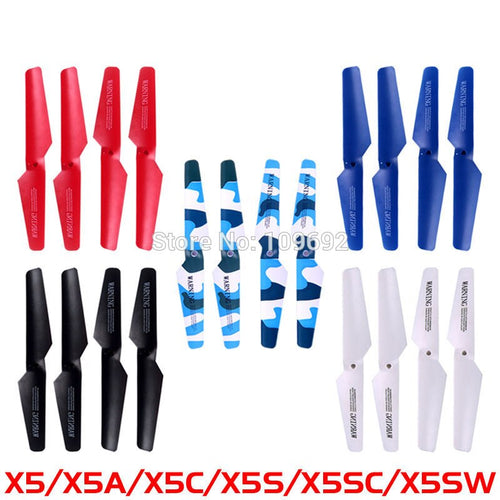 5 Colors Main Blades SYMA X5 X5A X5C X5C-1 X5SC X5SW Propellers Sets Quadcopter RC Drone Wing Spare Parts Helicopter Accessories