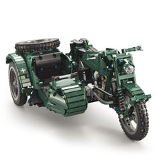 Kids Motorcycle RC Motorcycle C51021 629 PCS Building Blocks World War 2 Militar RC Toys For Kids Children Gift