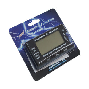 1-7S Digital Power Display LCD Checker Tester Battery Capacity Controller LiPo LiFe Li-ion NiMH Nicd for RC Drone Car