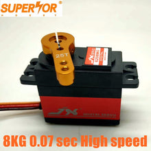 PDI-6208MG JX Servo 8KG 0.07 sec 90 degree high speed Standard Metal Gear 1/10 RC drift car buggy crawler model plane
