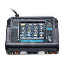 HTRC T240 DUO AC 150W DC 240W 10A Smart Screen Dual Channel Battery Balance Charger Discharger For RC Drone Multicopter