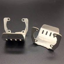 Stainless Steel Chassis Armor Protection Skid Plate for 1/10 RC Crawler Accessories TRX4 SCX10 II 90046/47 90059/60 F120BP ZXZ