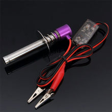 80100 6-12V Electronic Glow Plug Igniter with Alligator Clip for 1/10 Nitro Powered RC Car