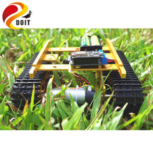 DOIT T100 RC Metal WiFi Robot Tank Car Chassis Controlled by Android iOS Phone with Nodemcu ESP8266 Motor Driven Board Kit DIY