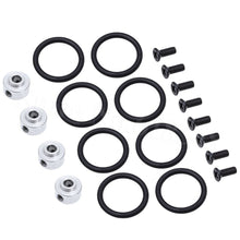 4pcs Airplane Propeller 3.17mm Prop Adapter Prop Saver with Screws Rubber O Rings Kit Electric Brushless Motor Shaft RC Parts