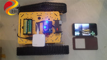 SZDOIT T300 WiFi Video Robot Metal Tank Chassis Video Camera RC Robot For Mobile Phone Control