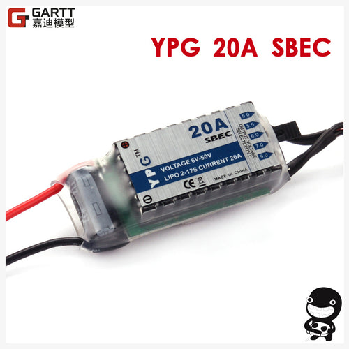 Freeshipping YPG 20A HV SBEC High Quality For RC model airplane No programming required
