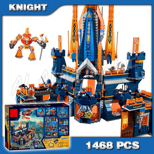 1468pcs Knights Knighton Castle Model Building Blocks 10706 Assemble Bricks Children Toys Games Nexus Compatible with Lego