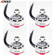 4pcs/lot EMAX RS2306 2400KV 2550KV 2750KV Motor for FPV RACER Quadcopter Kvadrokopter RC Drone Aircraft White