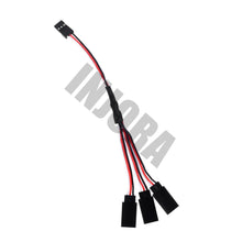INJORA 1PCS 15/30cm 1 to 3 RC Servo Extension Wire Cable for Futaba JR Male to Female RC Model