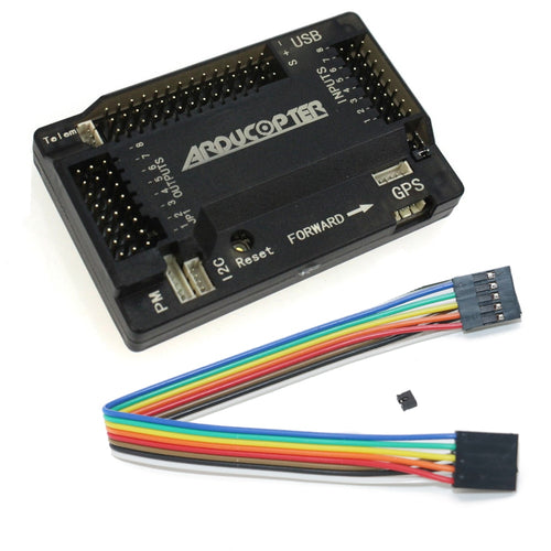 1pcs APM2.8 APM 2.8 Multicopter Flight Controller 2.5 2.6 Upgraded Built-in Compass Straight pin with Case for RC Quadcopter