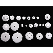 ABWE Different Styles White Plastic Gear Set 58 Pcs for RC Toys