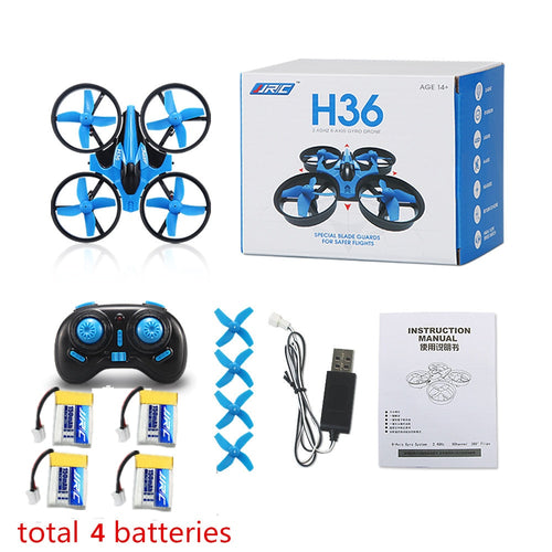 Newest Mini Drone JJRC H36 6 Axis RC Micro Quadcopters With Headless Mode Drones One Key Return RC Helicopter Vs JJRC H8 Dron