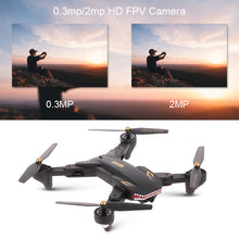 VISUO XS809S XS809HW Foldable Selfie Drone with Wide Angle 0.3MP/2MP HD Camera Quadcopter WiFi FPV RC Helicopter Mini Dron