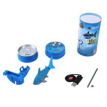 Mini RC Submarine 4 CH Remote Small Sharks With USB Remote Control Toy Fish Boat Best Christmas Gift for Children Kids New
