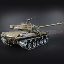 Henglong model 1/16 scale 2.4GHz RC battle tank U.S.M41A3 Ultimate metal version Smoke Sound Metal Gear and Tracks