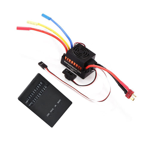 OCDAY Waterproof 60A RC Brushless ESC BEC Car Parts Electric Speed Controller with 5.5V 3A BEC for 1/10 RC Car Truck