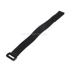 10X 30*2cm Strong For RC Battery Tie Down Strap Reusable Antiskid Cable Straps Black