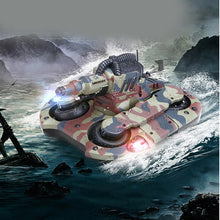 Radio Control Tanks Amphibious Land Water Robotic Remote Control RC Tank Kit Toy For Boys Model Rc Military Plastic Battle Toy