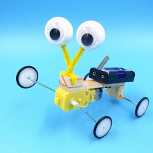 Creative DIY Wooden Remote Control Electric Robot Reptile Model Children Science Experiment Toys Invention Kids Science Toys