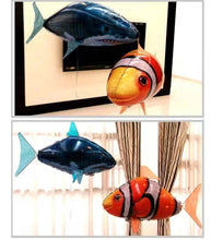 Remote Control Shark Toys Air Swimming Fish Infrared RC Flying Air Balloons Nemo Clown Fish Kids Toys Gifts Party Decoration