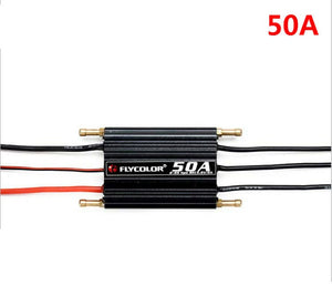 1PCS Flycolor 50A 70A 90A 120A 150A Brushless ESC 2-6S RC Boats Waterproof with BEC/Water Cooling System for Jet