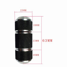 Black New Aluminum Two side Auto Lock Tattoo Grips 1" (25*63mm) for Liner shader Tattoo Machine guns ink needle supplies