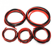 2M AWG Soft Silicone High Temperature Resistance Flexible Wire Cable 12-20 AWG (1 Meter Red + 1 Meter Black) for RC Toys