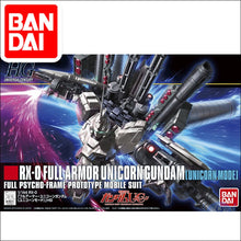 Original Gundam Model RX-0 FULL Armor UNICORN Mode GUNDAM Freedom Destroy Unchained Mobile Suit Kids Toys With Holder