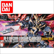 Original Gundam Model RX-0 UNICORN GUNDAM 02 BANSHEE NORN Freedom Destroy Mode Unchained Mobile Suit Kids Toys With Holder