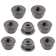8PCS Aluminum Flange M4 Lock Nuts Nylon Self-Tightening Hex Wheel Adapter RC Car Parts Hardware