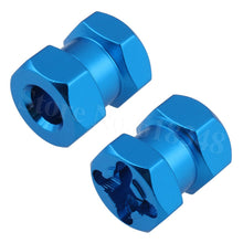 4pcs Aluminum RC Car 12mm Hex Wheel Hub Drive Adaptor 15/20/25mm Extension Combiner Coupler for 1/10 RC Crawler Axial SCX10 D90