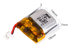 5 pcs 3.7V 100mAh Li-po Battery for Cheerson CX-10 CX-10A FQ777-124 Hubsan Q4 Wltoys V272 Mini RC Quadcopter Drone Battery