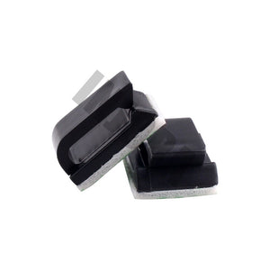 10PCS Black Wiring Buckle with 3M Double-sided Adhesive for RC Crawler Car RC Boat Drone RC Model