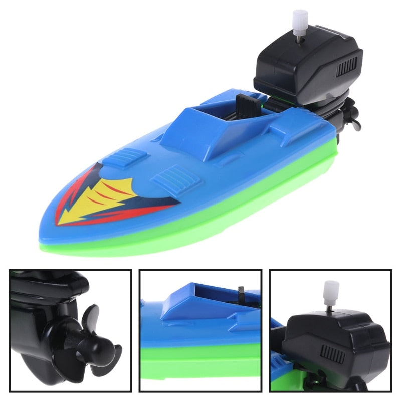 Free shipping Toy boat Kid Wind Up Clockwork Boat Ship Toys Toy play Water ferry