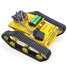 PS2 Joystick Control Smart Robot Tank Chassis with Dual DC 12V Motor+UNO Board+Motor Driver Board for DIY Project Y100