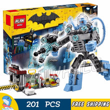 222pcs Super Heroes Batman Movie Mr. Freeze Ice Attack 10628 DIY Figure Building Blocks Assemble Toys Compatible with LegoING