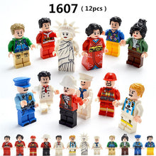DIY Compatible Legoings Building blocks figurine miniature Profession Series star wars Model Building kits lote Toy for children