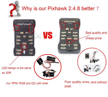 Pixhawk PX4 PIX 2.4.8 32 Bit Flight Controller + 433 / 915 Telemetry+M8N GPS+Minim OSD+PM+Safety Switch+Buzzer+PPM+I2C+ 4G SD
