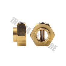 INJORA 5/8.5/10MM Heavier Brass 12MM Wheel Hex Extended Adapter for RC Crawler Traxxas TRX4 TRX-4