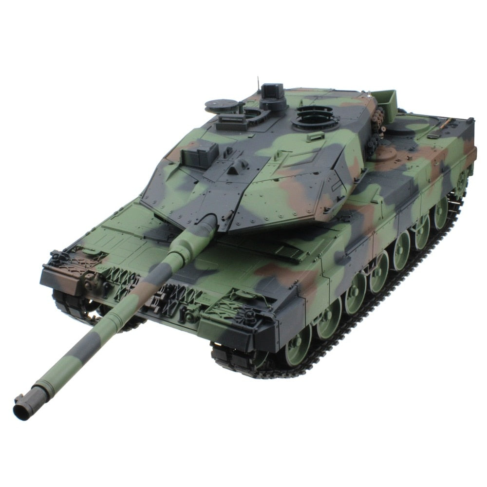 2.4G 1/16 15 Channel German Leopard 2 A6 Radio Control Battle Tank RC Army Tank Model Kits Toy Gift