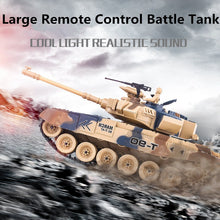 German Tiger 2A6 Battle Simulation Army Military RC Tank 1:18 2.4G Remote Control Tank With Smoke&Sound&BB Bullet&Light Function